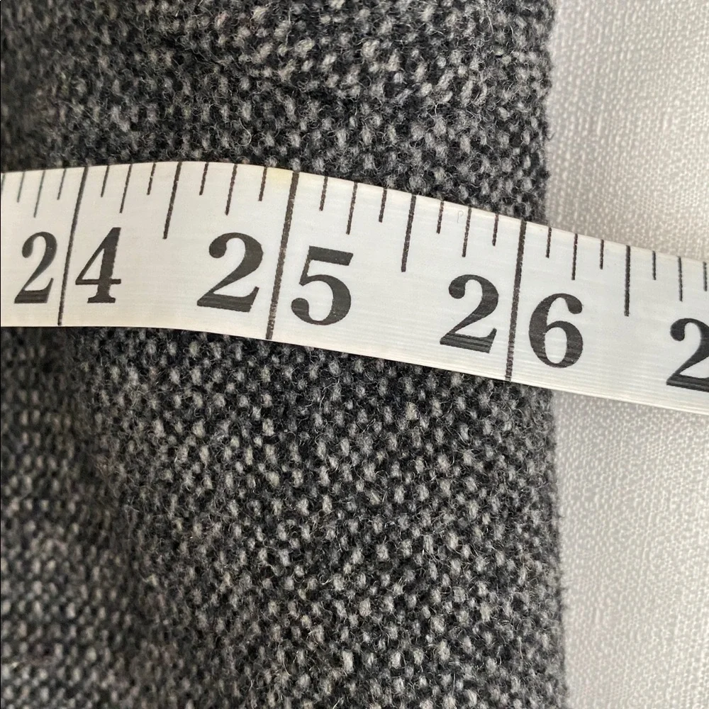 Jones New York Charcoal Trench Coat Womens Mid Length Relaxed Button Up 1X - Picture 8 of 9